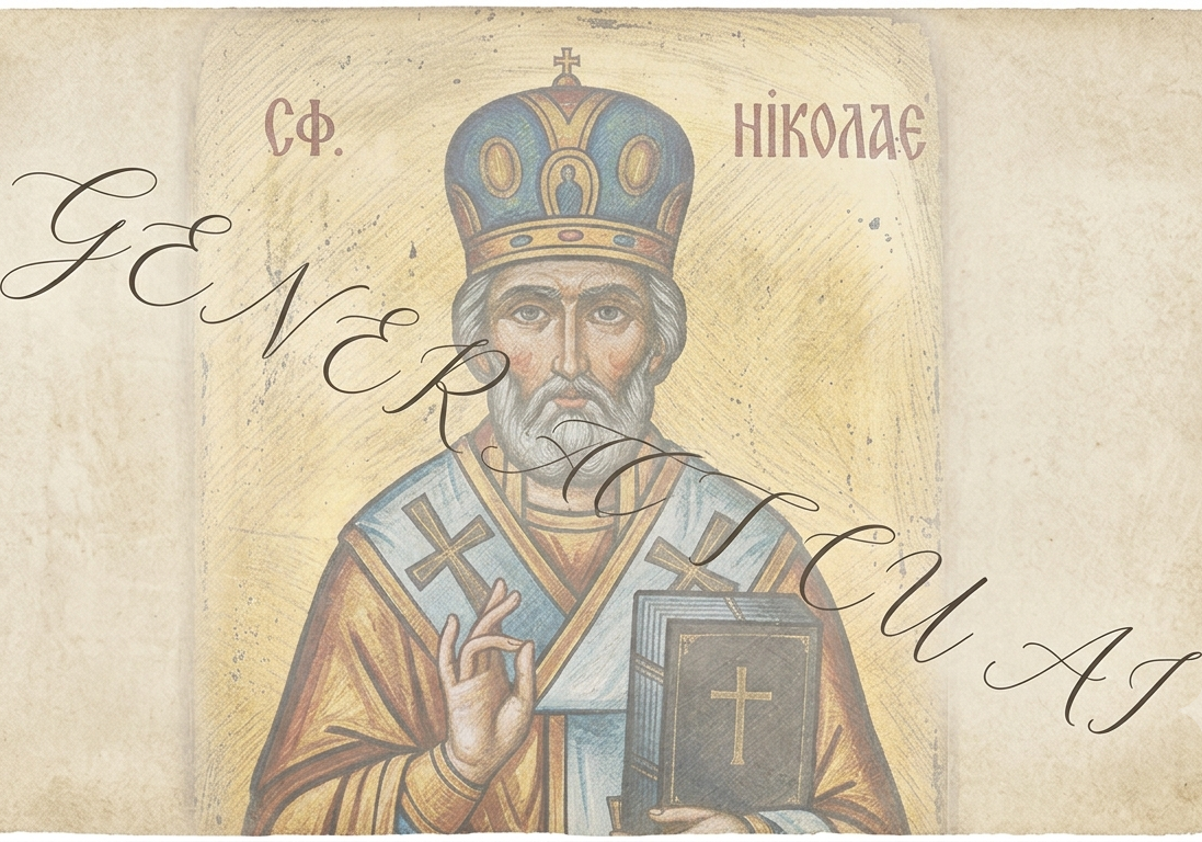 Icoană sticlă